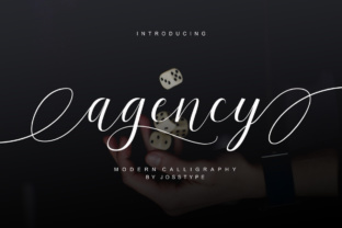 Agency Script: Elevate Your Brand with a Timeless Typeface