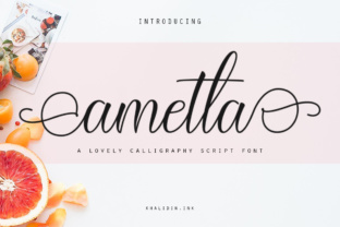 Ametta Script: A Premium Font for Campaigns