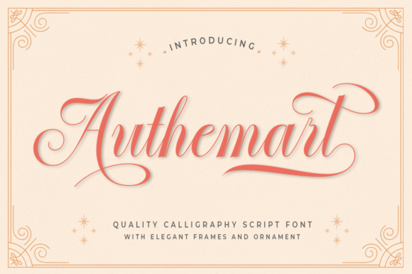 Authemart Script: A Typeface for Polished Brands