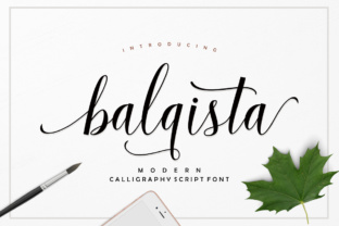 Balqista Script: A Modern Typeface for Elegant Web Design