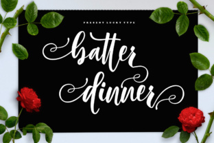 Batter Dinner Script: A Font for Polished Brands