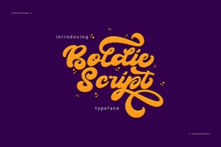 Boldie Script: A Bold Typeface for Makers