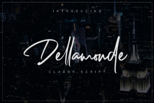 Dellamonde Script: A Premium Typeface for Branding