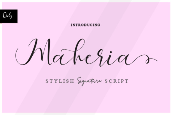 Designing with Maheria Script: A Modern Typeface for Elegant Brands