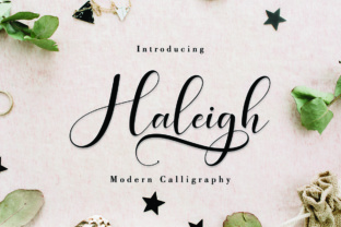Haleigh Script: A Refined Typeface for Editorial Design