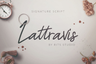 Lattravis Script: A Handwritten Font for Brand Identity
