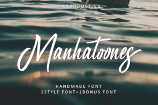 Manhatoone Script: A Casual Typeface for Modern Editorial Design