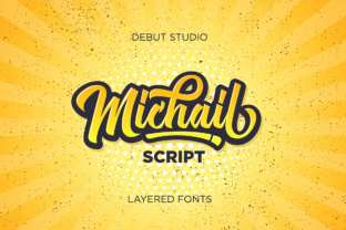 Michail Script: A Layered Typeface for Digital Branding
