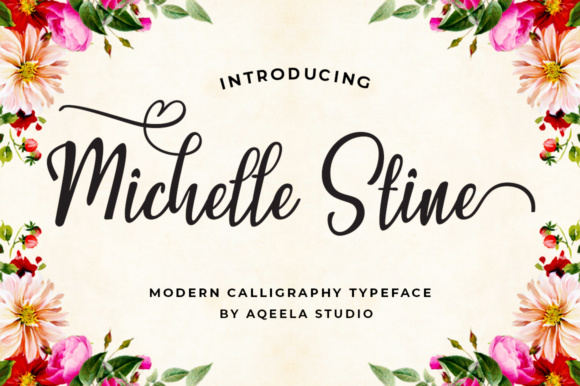 Michelle Stine Script: A Modern Typeface for Web Design