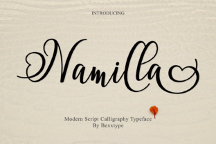 Namilla Script Duo: A Modern Handmade Font for Crafters