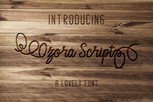 Ozora Script: A Handwritten Typeface for Branding