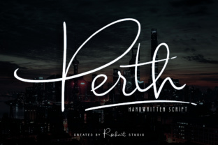 Perth Script: A Handwritten Font for Crafters