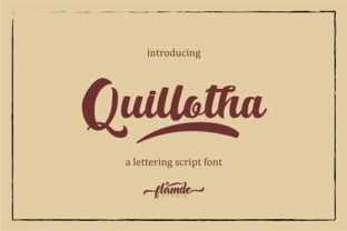 Quillotha Script: A Refined Typeface for Editorial Design