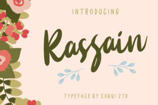 Rassain Script: A Fluid Typeface for Editorial Design