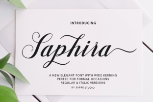 Saphira Script: A Modern Typeface for Branding