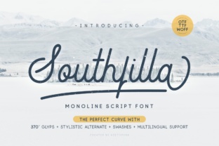 Southfilla Script: A Monoline Typeface for Makers