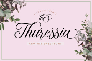 The Thuressia Script: A Premium Font for Brand Identity