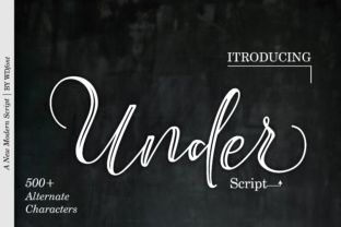 Under Script: A Handwritten Typeface for Web Design