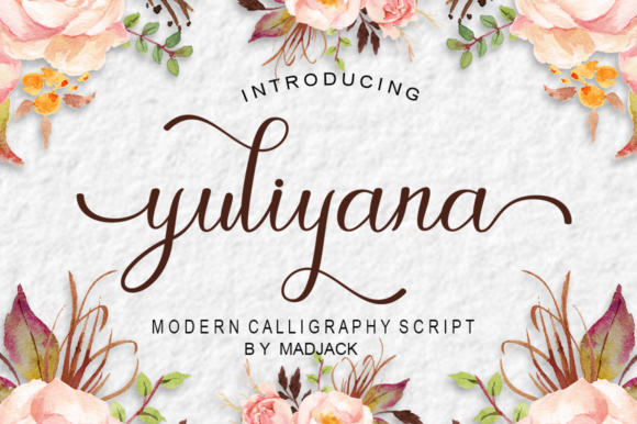 Yuliyana Script: A Modern Typeface for Editorial Design